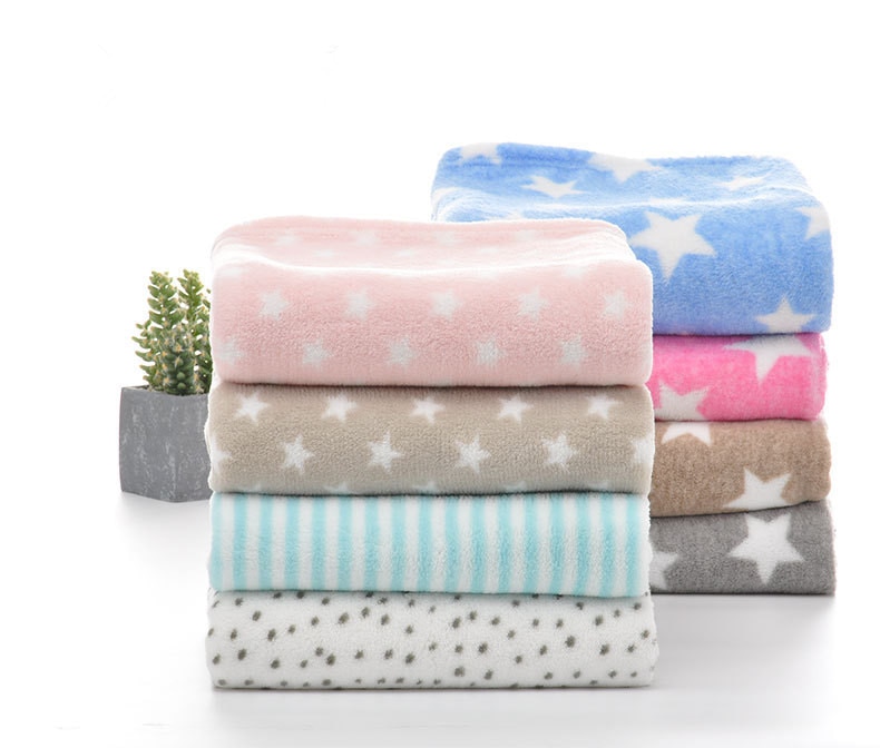 Baby Blankets Super Soft Newborn Swaddle Wrap 100*75cm Toddler Kids Boy Girl Sofa Bedding Blankets Multi-Functional Child Quilts